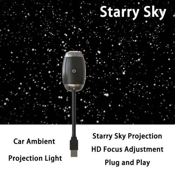 💥Car USB Star Projector Light🌌